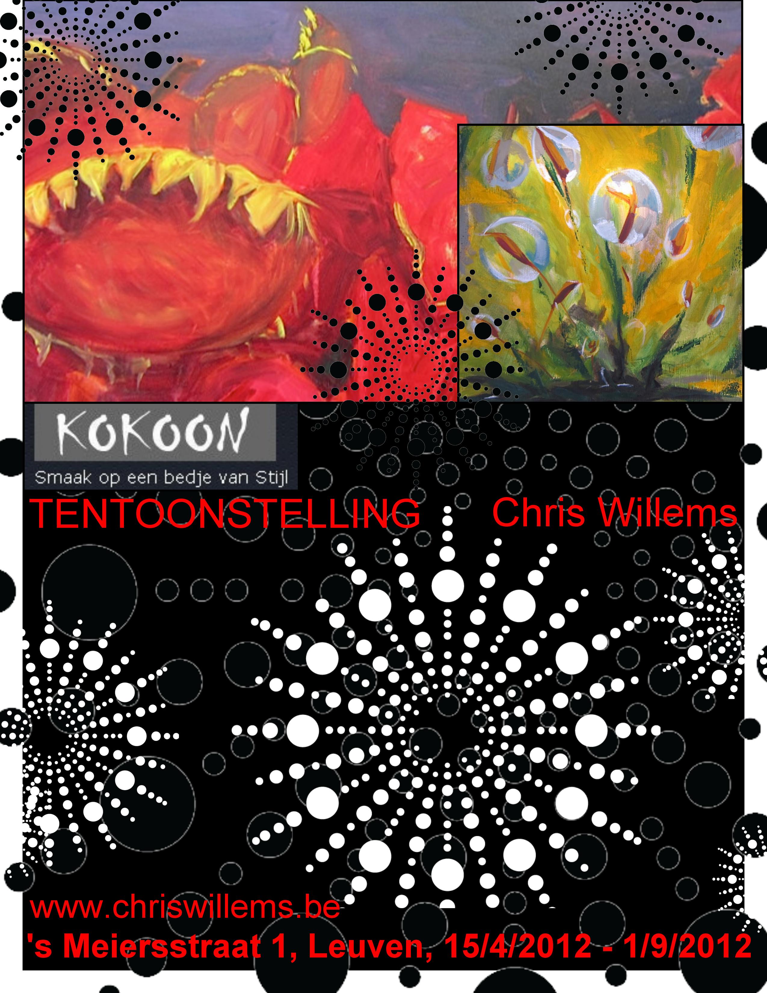 Tentoonstelling in restaurant Kokoon